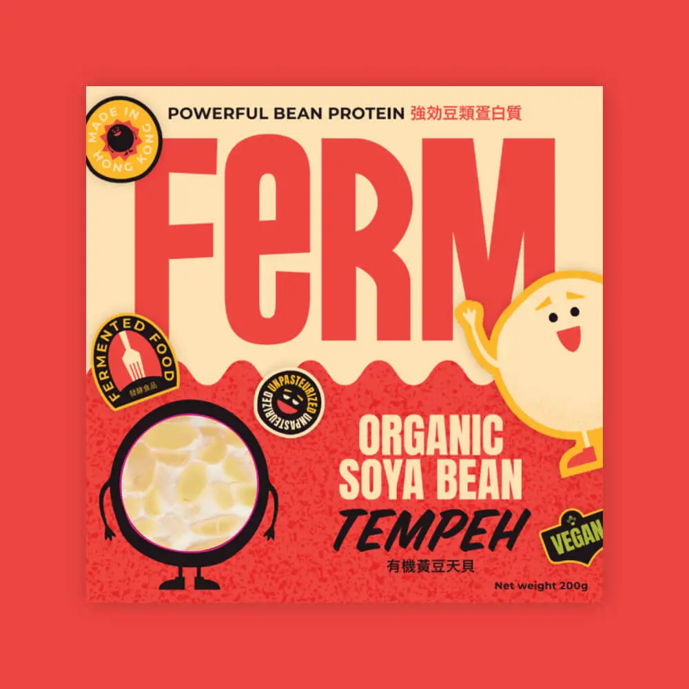 organic soya bean tempeh